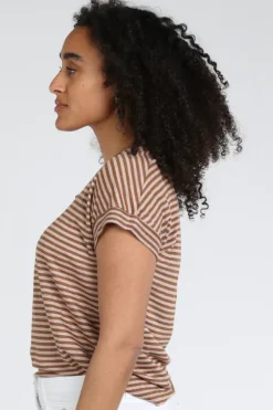 Luisa Cerano 338369-7687 T-shirt korte mouw Vicuna