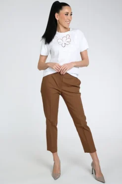 Luisa Cerano 338375-7941 T-shirt korte mouw Wit