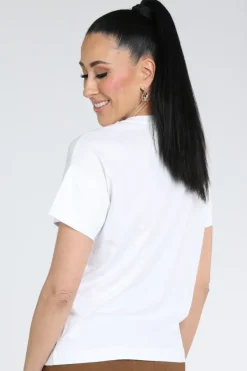Luisa Cerano 338375-7941 T-shirt korte mouw Wit