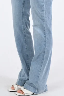 Mac Dream boot long Jeans Light blue denim