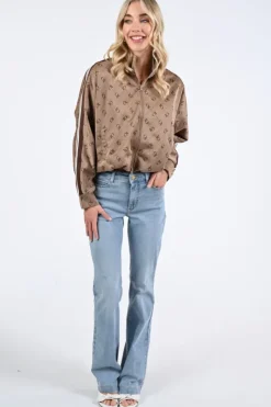 Mac Dream boot long Jeans Light blue denim