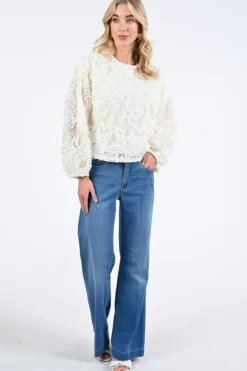 Mac Dream wide 351L Jeans Blue denim