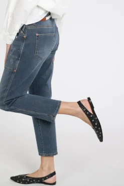 Mac Iowa Baggy Jeans Blue denim