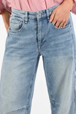 Mac Ohio barrel 0333L Jeans Light blue denim