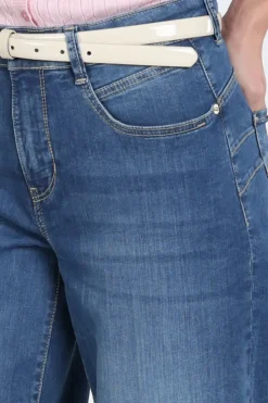Mac Rich palazzo Jeans Blue denim
