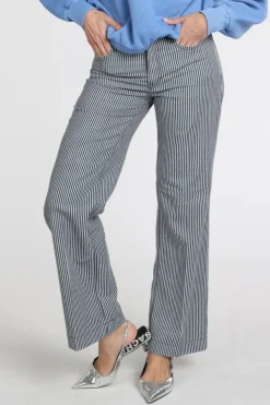 Mac Wide stripe denim Coloured jeans Blue denim