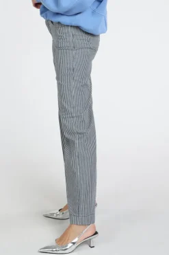 Mac Wide stripe denim Coloured jeans Blue denim