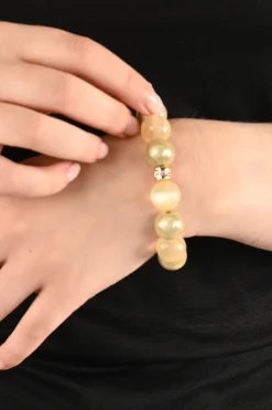 Magic Pearl perlen icedchampagne Sierraden Off white