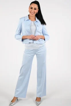 Marc Cain AA 81.05 J24 Broek Licht blauw