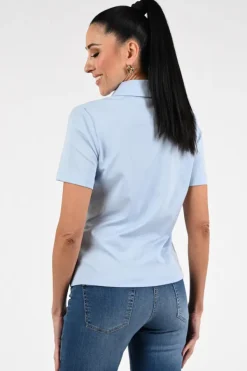 Marc Cain AA 53.02 J14 Polo Licht blauw