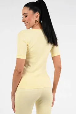 Marc Cain AA 48.09 J50 T-shirt korte mouw Geel