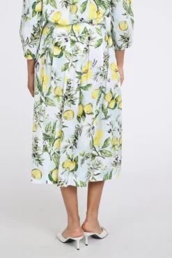 Marc Cain AA 71.01 W02 Rok wijd lang Wit