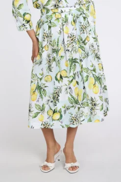 Marc Cain AA 71.01 W02 Rok wijd lang Wit