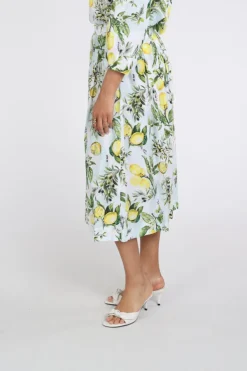 Marc Cain AA 71.01 W02 Rok wijd lang Wit