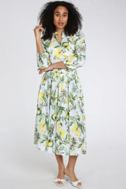Marc Cain AA 71.01 W02 Rok wijd lang Wit
