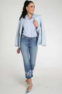 Marc Cain AC 82.18 D22 Jeans Blue denim