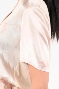 Marc Cain AC 55.04 J61 Blouse korte mouw Licht roze