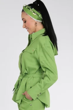 Marc Cain AC 51.35 W70 Blouse lange mouw Groen