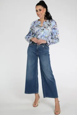 Marc Cain AC 51.25 W29 Blouse lange mouw Licht blauw