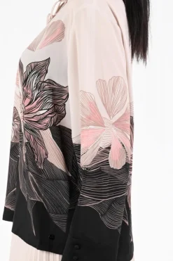Marc Cain AC 51.08 W07 Blouse lange mouw Zwart