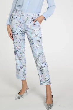 Marc Cain AC 81.51 W37 Broek Licht blauw