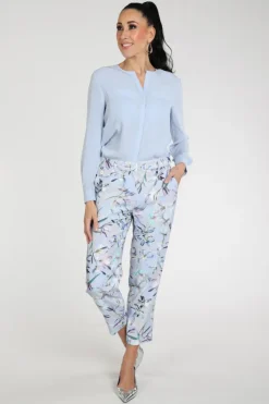 Marc Cain AC 81.51 W37 Broek Licht blauw