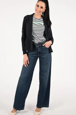 Marc Cain AR 48.07 J90 T-shirt lange mouw Donker groen