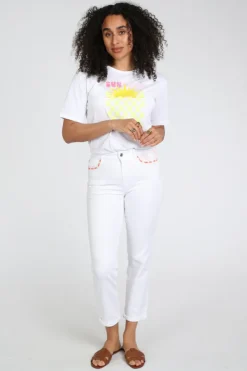 Marc Cain AS 82.26 D15 Jeans White denim