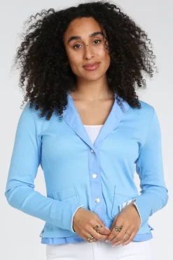 Marc Cain AS 34.19 J55 Blazer Licht blauw