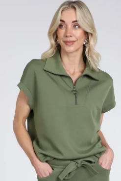 Marc Cain AS 48.59 J58 Sweater Olijf