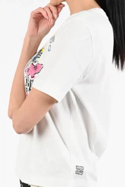 Marc Cain AS 48.18 J22 T-shirt korte mouw Off white