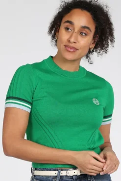 Marc Cain AS 41.20 M67 Pull korte mouw Groen