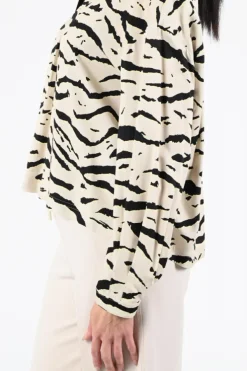 Marc Cain AS 51.01 W56 Blouse lange mouw Beige