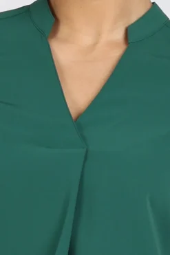 Marc Cain AS 51.12 W70 Blouse lange mouw Donker groen