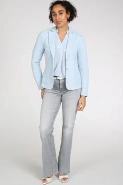 Marc Cain AS 51.12 W70 Blouse lange mouw Licht blauw