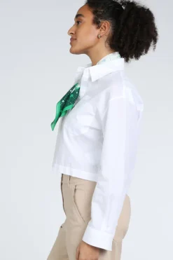 Marc Cain AS 51.13 W80 Blouse lange mouw Wit
