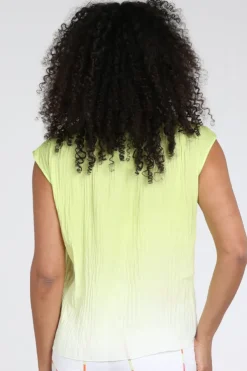 Marc Cain AS 61.13 W65 Blouse mouwloos Geel