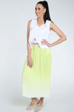 Marc Cain AS 61.15 W55 Blouse mouwloos Wit