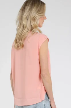 Marc Cain AS 51.23 W70 Blouse mouwloos Zalm