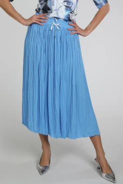 Marc Cain AS 71.09 W39 Rok wijd lang Licht blauw