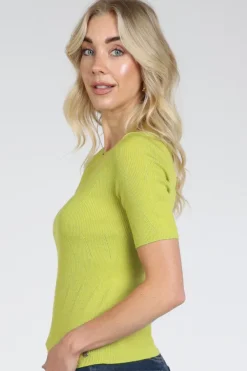 Marc Cain BC 41.11 M52 Pull korte mouw Lime