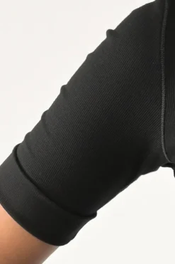 Marc Cain +E 48.09 J50 T-shirt korte mouw Zwart