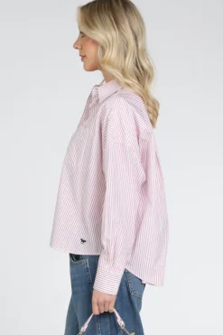 MaxMara Aureo mm10165 Blouse lange mouw Roze
