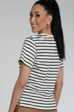 MaxMara bora mm13323 T-shirt korte mouw Marine