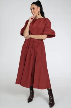 MaxMara break mm10007 Blouse korte mouw Cerise