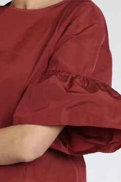 MaxMara break mm10007 Blouse korte mouw Cerise