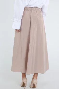 MaxMara Curvato mm10197 Rok wijd lang Roze