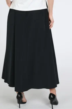 MaxMara Curvato mm10197 Rok wijd lang Zwart