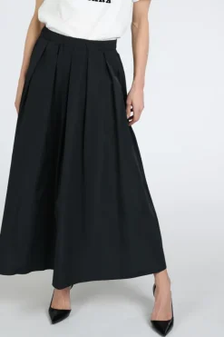 MaxMara Curvato mm10197 Rok wijd lang Zwart