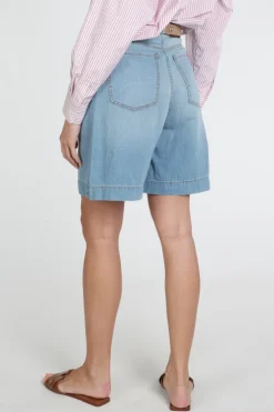 MaxMara dozono mm10422 Short Blue denim